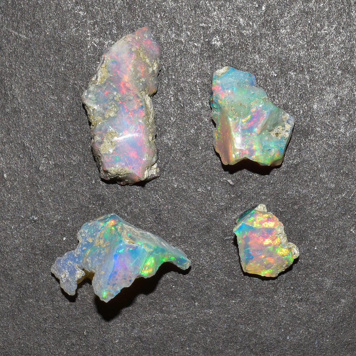QNAVIC 25 Carat AA+ Natural Raw Ethiopian Fire Opal Rough Gemstone Crystals, Chakra Healing Energy Stones, October Birthstone, Jewelry Making Supplies, DIY Gifts Art Crafts, Wire Wrapping Stones