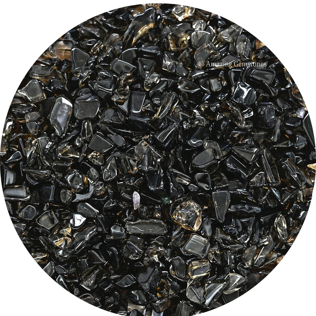 Smoky Quartz Crystal Aquarium Gravel - Rocks, Tumbled Stone and Tiny Crystals for Decoration (Natural AAA Grade Gemstones) (1000+ carat)