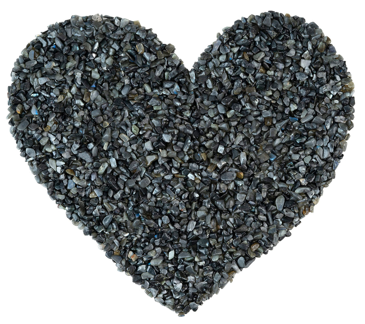 Crocon 1/2 LB Crushed Larvikite Chips Bulk Stones 1100+ Carats Natural Quartz Pieces Irregular Shape Gemstones for House Warming Gifts New Home and Chakra Healing Crystals Home Décor Gifts for Women