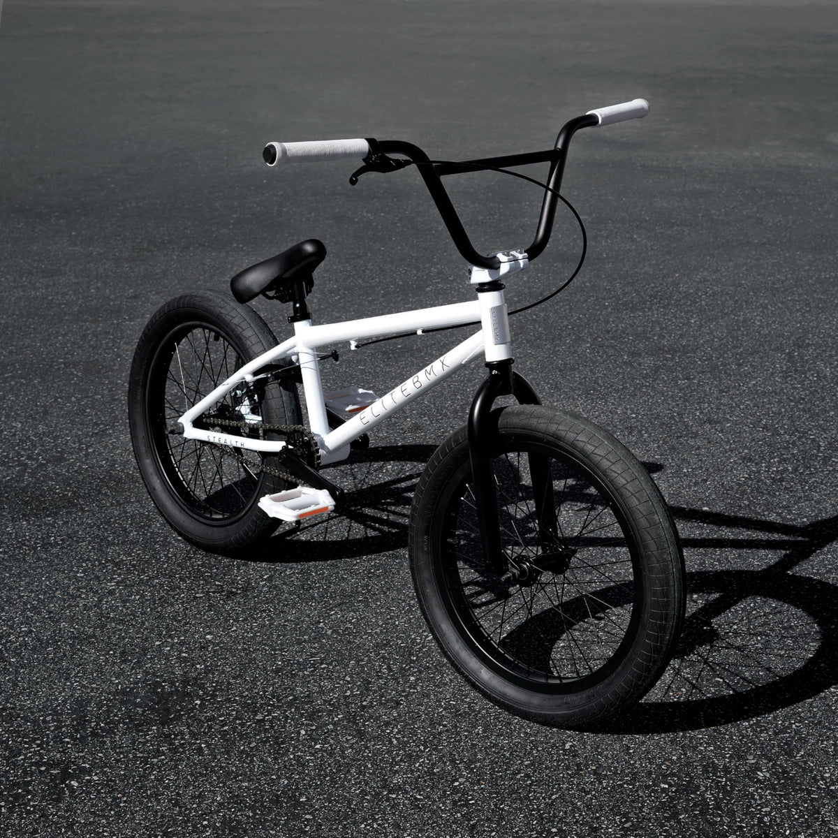 Elite BMX Freestyle Bike, Durable Steel Frame, Available in 16", 18", and 20" Sizes. New Sizes 26" and 29" BMX Bicycles. (White, 20")