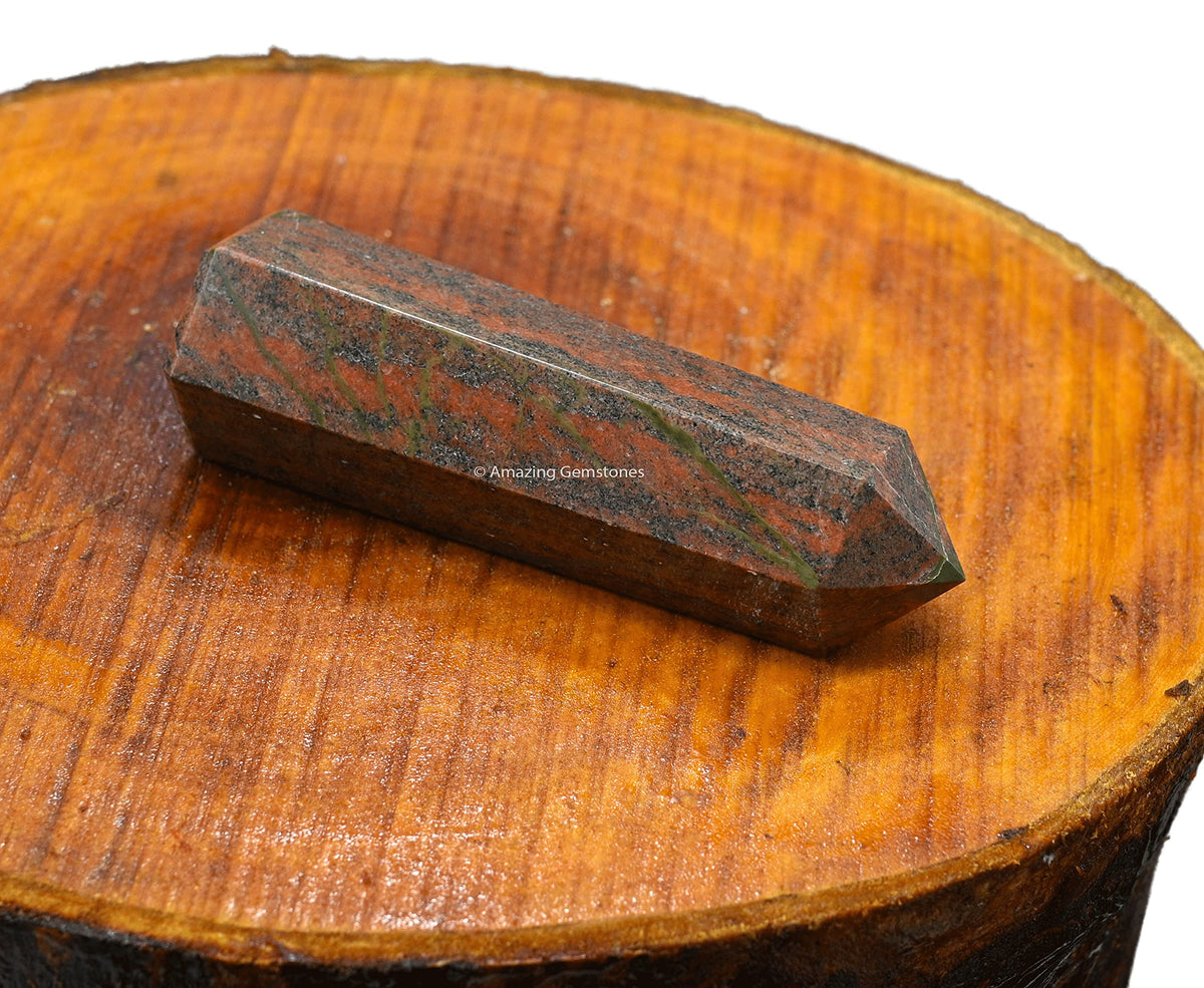 Amazing Gemstone Large Unakite Crystal Towers ~ Natural Healing Crystal Point Obelisk for Reiki Healing and Crystal Grid (5.5 to 6 INCH)