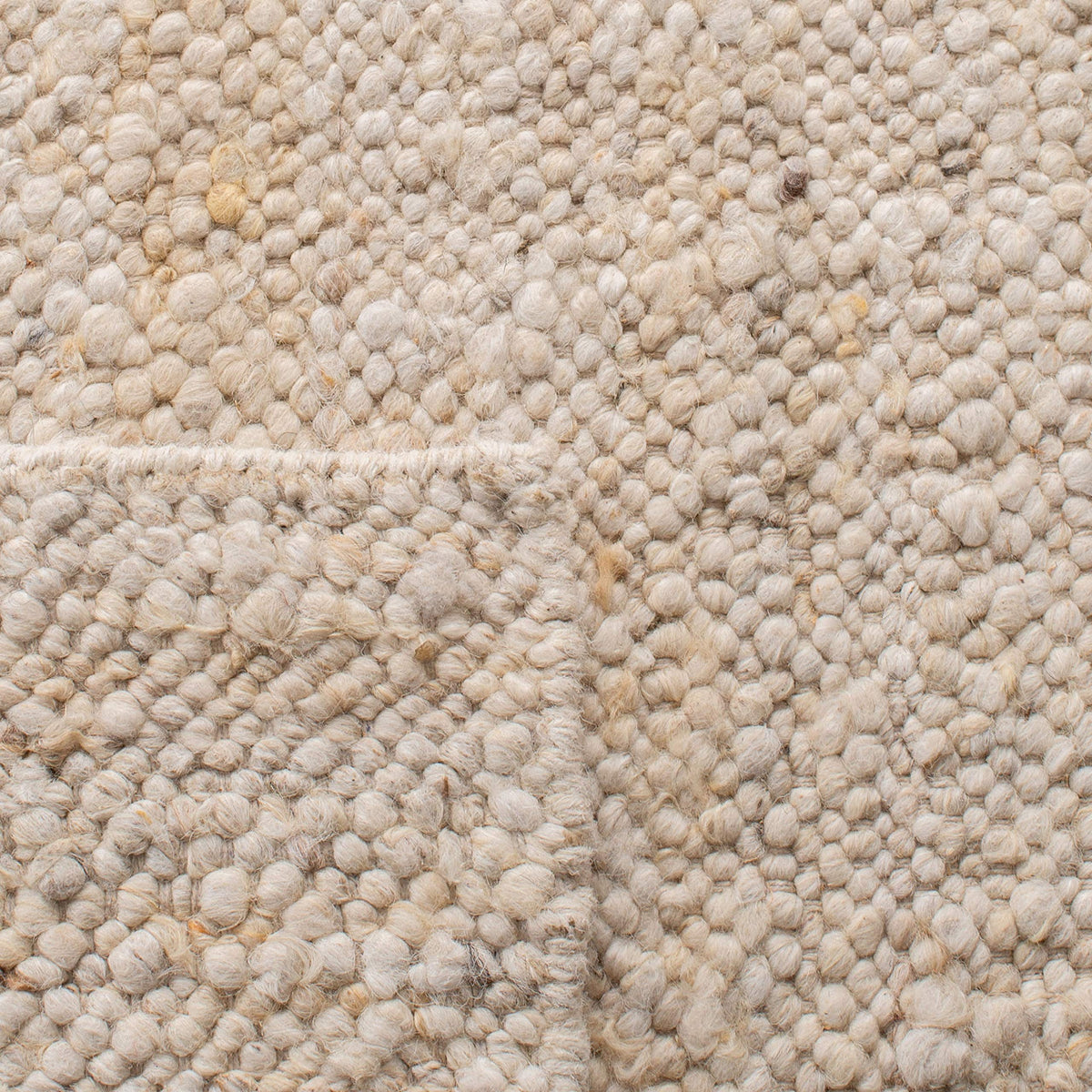 SAFAVIEH Area Rug 8x10 - Natura Collection - Large - Ivory, Handmade Wool, Ideal for Living Room, Bedroom, Dining Space (NAT263A)