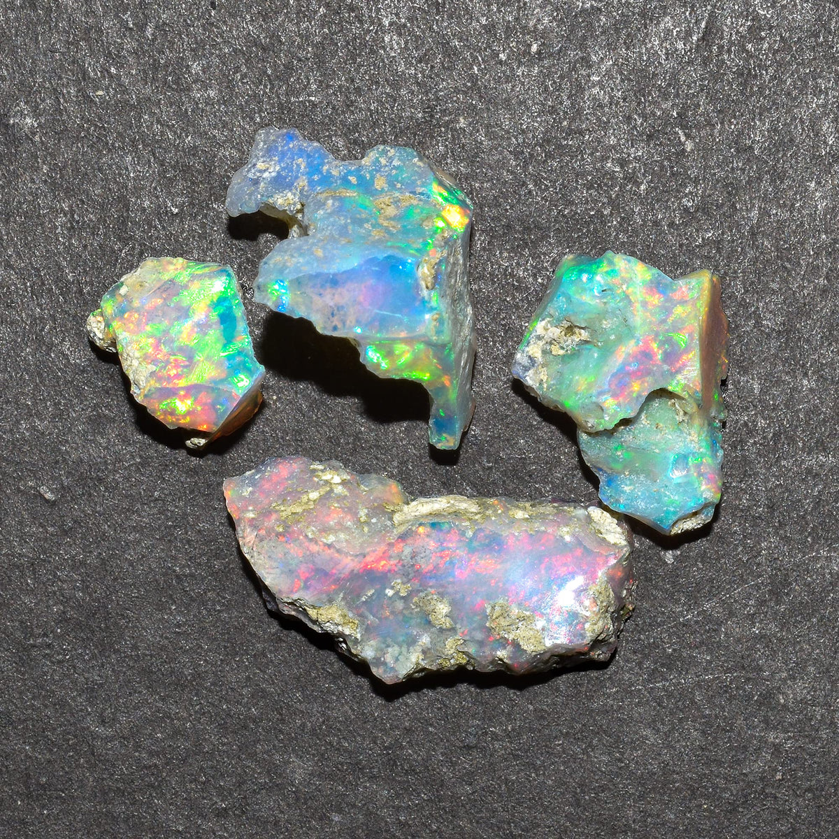 QNAVIC 25 Carat AA+ Natural Raw Ethiopian Fire Opal Rough Gemstone Crystals, Chakra Healing Energy Stones, October Birthstone, Jewelry Making Supplies, DIY Gifts Art Crafts, Wire Wrapping Stones