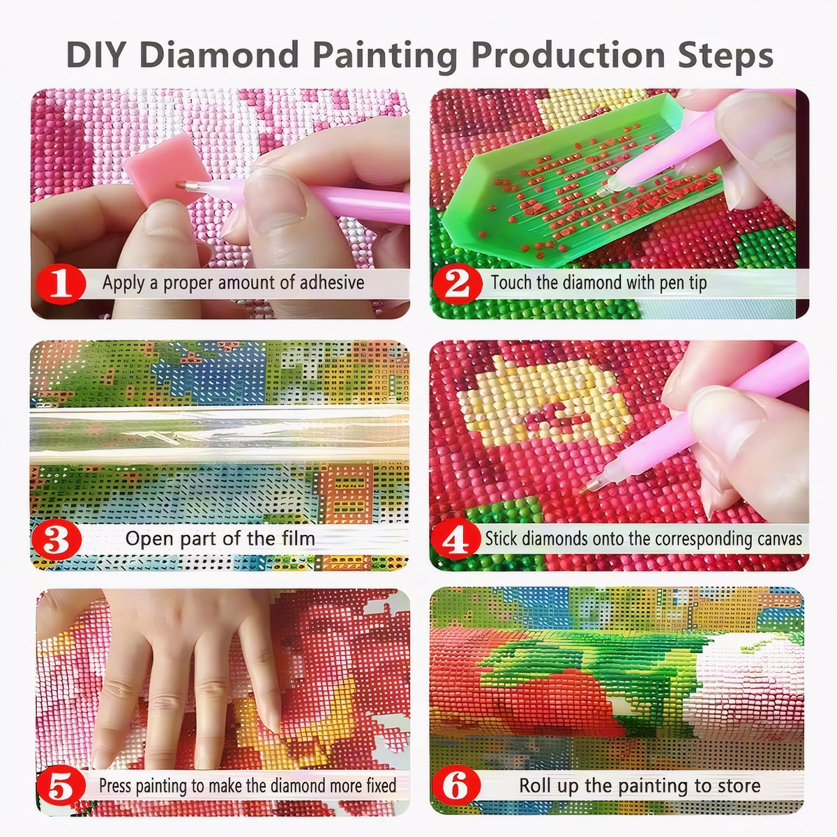 NIHO-JIUMA Adult 5D Diamond Painting Kits Modern Abstract Art, DIY Full Drill Diamond Art for Adults & Teens, Home Wall Decoration (40x50cm/16x20 inch)