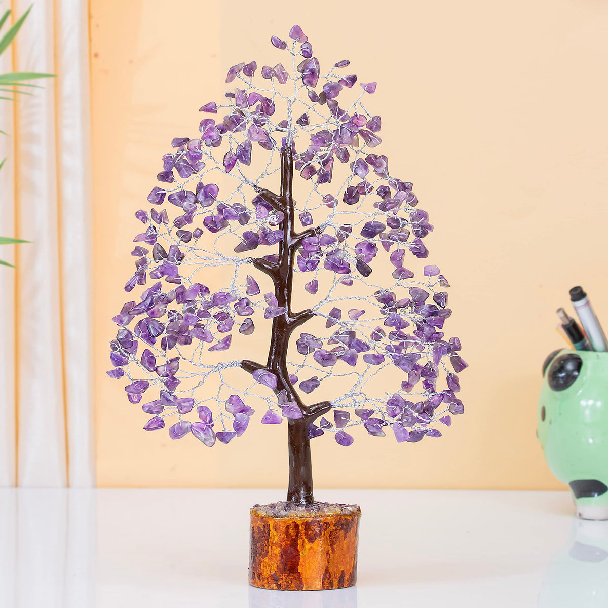 Crocon® Amethyst Crystal Tree of Life Birthday Gifts for Women Men, Friends, Healing Crystals Tree of Life Sister Gift for Her, Home Decor, Gift for Mom, House Warming Gift New Home Unique Gifts Idea