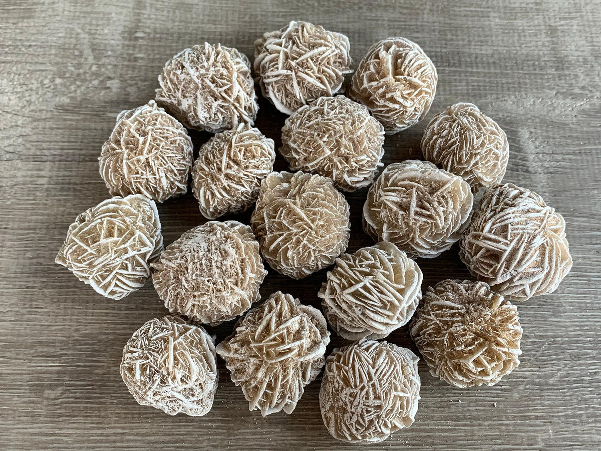 GAF TREASURES Wholesale Raw Desert Rose Crystals, Natural Desert Rose Stone, Natural Rough Desert Rose Crystals, Desert Rose Rough, Desert Rose Healing Crystals (Desert Rose, 0.5 Pound)