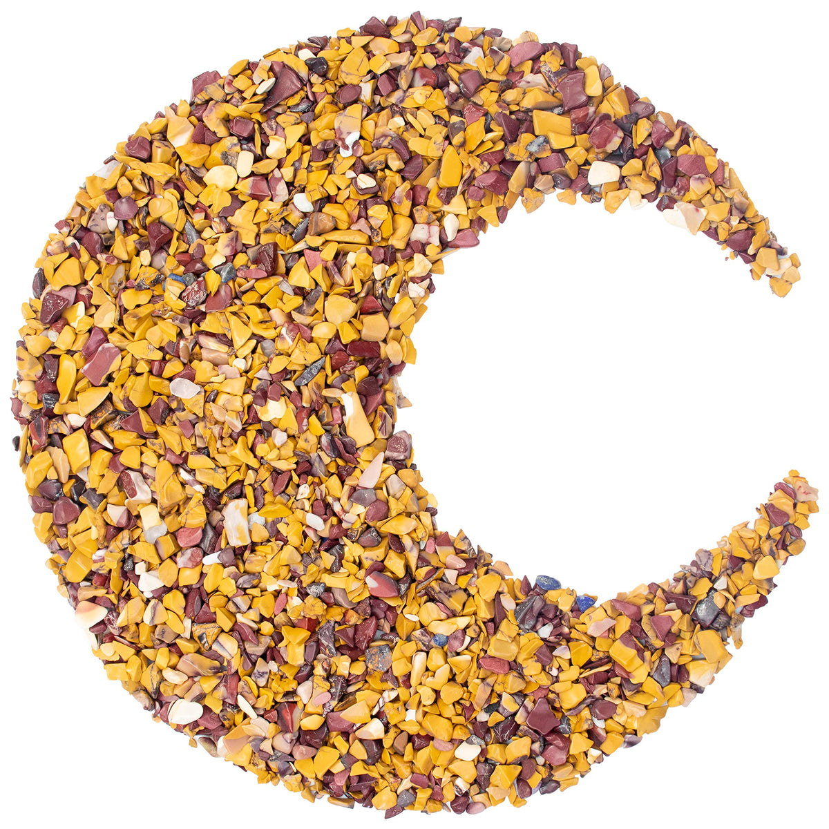 Crocon 1/2 LB Crushed Mookaite Jesper Chips Bulk Stones 1100+ Carats Natural Quartz Pieces Irregular Shape Gemstones House Warming Gifts New Home & Chakra Healing Crystals Home Dcor Gifts for Women