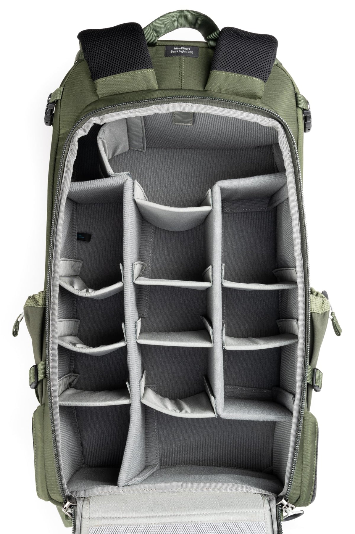 Think Tank BackLight 36L Camera Daypack Backpack for DSLR, Mirrorless, Photography and Video - Montane Green