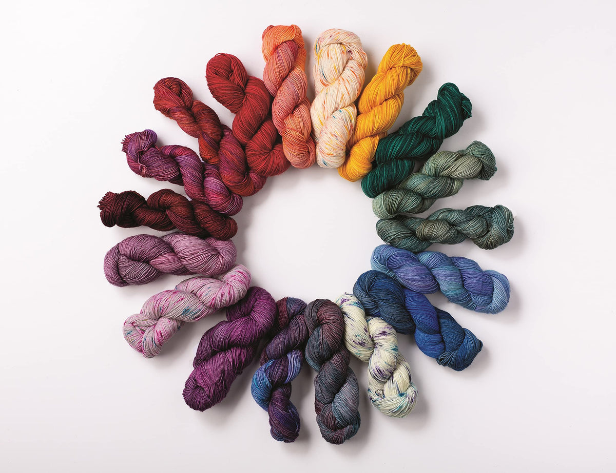 Knit Picks Hawthorne Multi Fingering Weight Sock Yarn (Macadam)