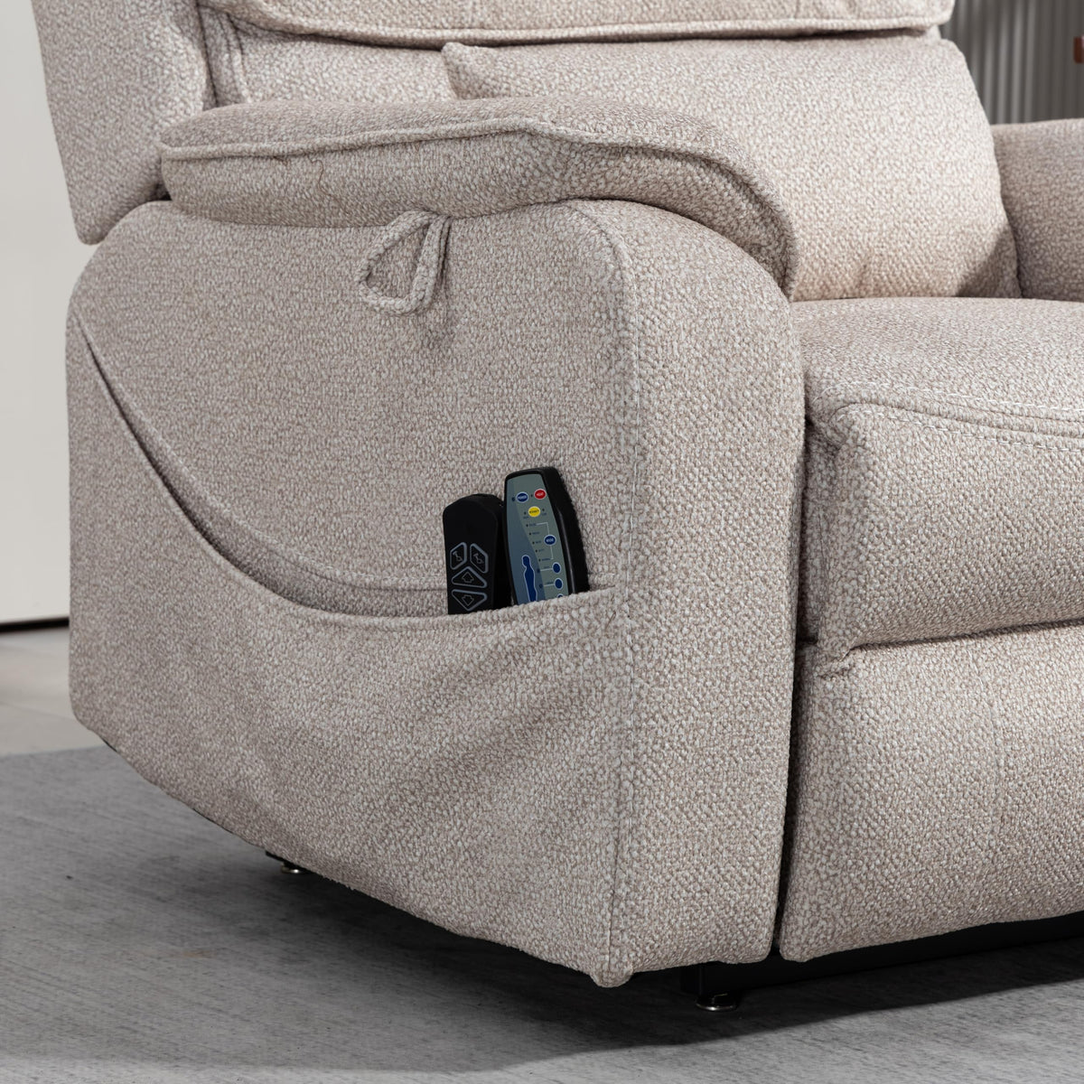 Oversized Electric Lift Chair Versatile Power Recliner Chair 180° Infinite Reclining Armchair for Adults with Massgae,Cupholder,USB-C Ports,Wireless Charging