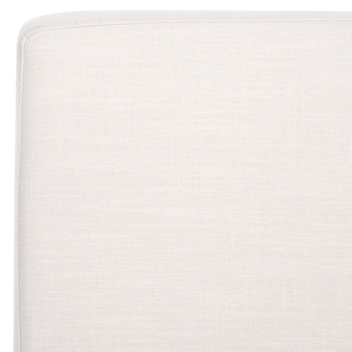SAFAVIEH Home Collection Oliviadella Modern Bone Linen/Walnut Solid Wood Accent Chair