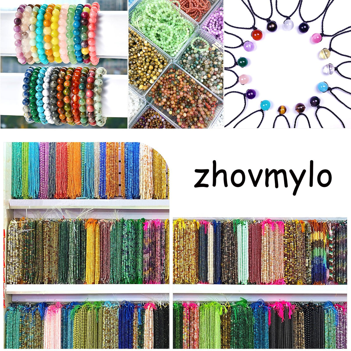 180pcs 4MM Natural Stone Painted Purple Peacock Turquoise Beads for Jewelry Making Stone Round Loose Beads DIY Bracelet Necklace 2 Strands 32"