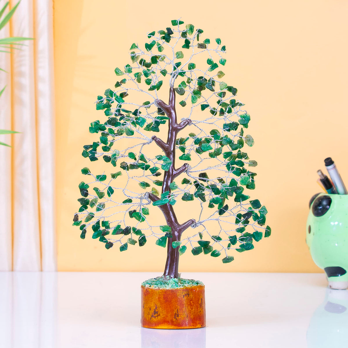 Crocon® Green Aventurine Crystal Tree Of Life, Birthday Gifts For Women & Men, House Decor Healing Crystals Present, Spiritual Gift Room Decor, House Warming Gift New Home, Self Care Mom Birthday Gift