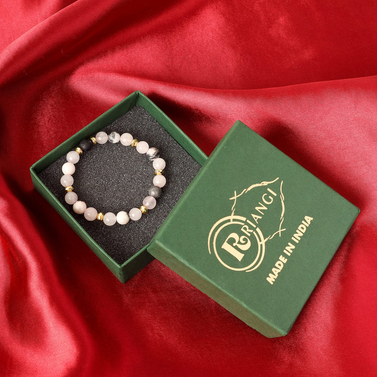 RIANGI Healing Bracelet For Women Crystal Bracelet Chakra Beaded Bracelets Rose Quartz Crystals And Healing Stones Bracelet Calming Stretch Bracelet