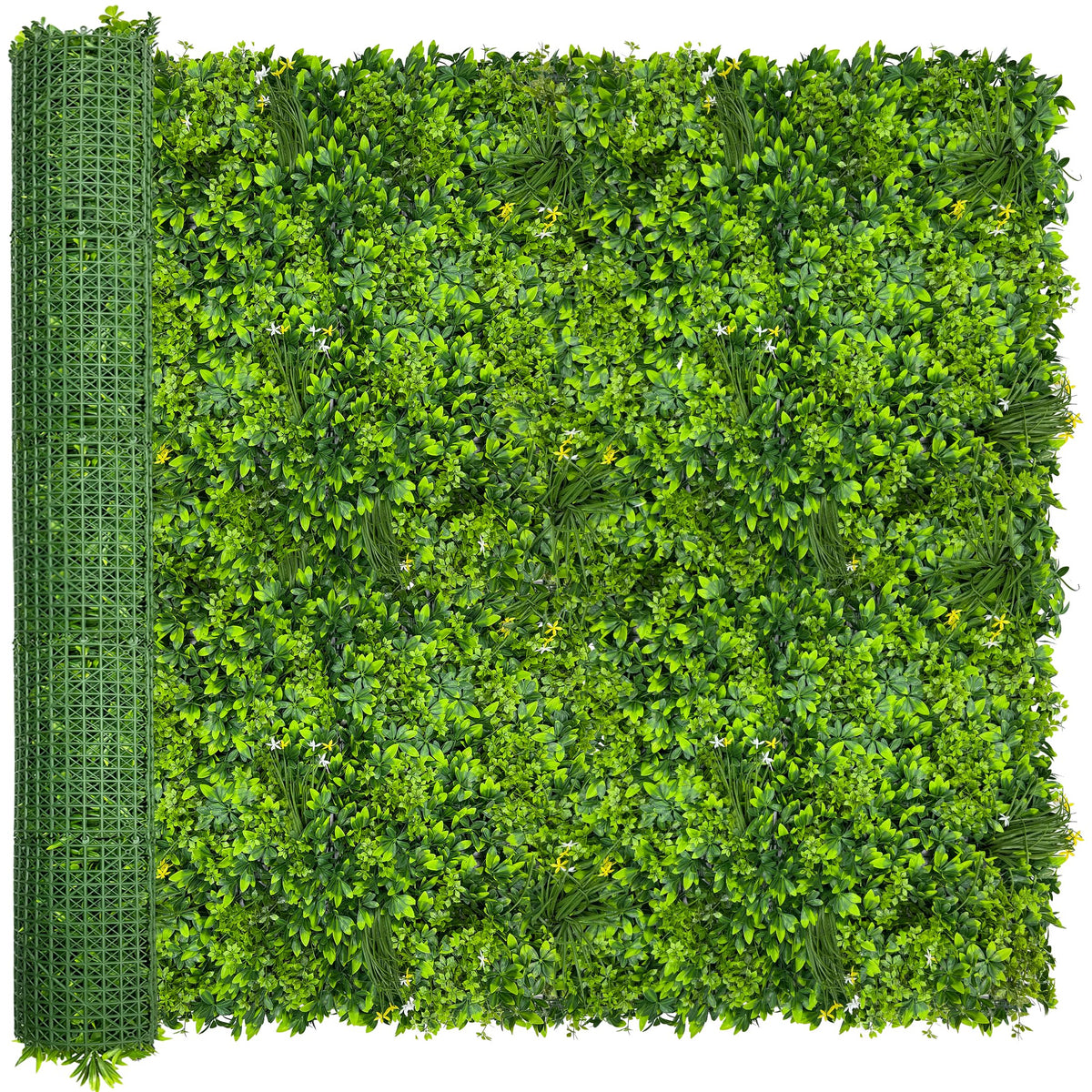 ODTORY Artificial Plant Wall Roll: 72 X144 in (72 sqft) UV-Anti Ivy Privacy Fence Screen Faux Greenery Panels Backdrop Boxwood Ivy Vine Leaf Hedge Fence for Indoor Outdoor Green Decor