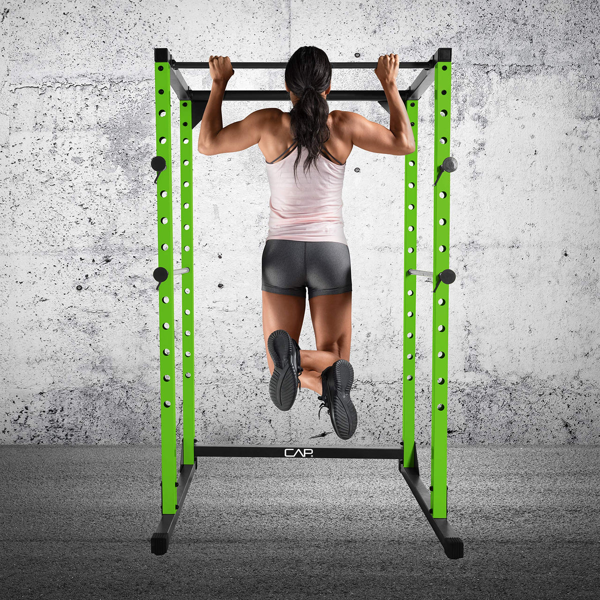 CAP Barbell Full Cage Power Rack, 6-Foot, Green