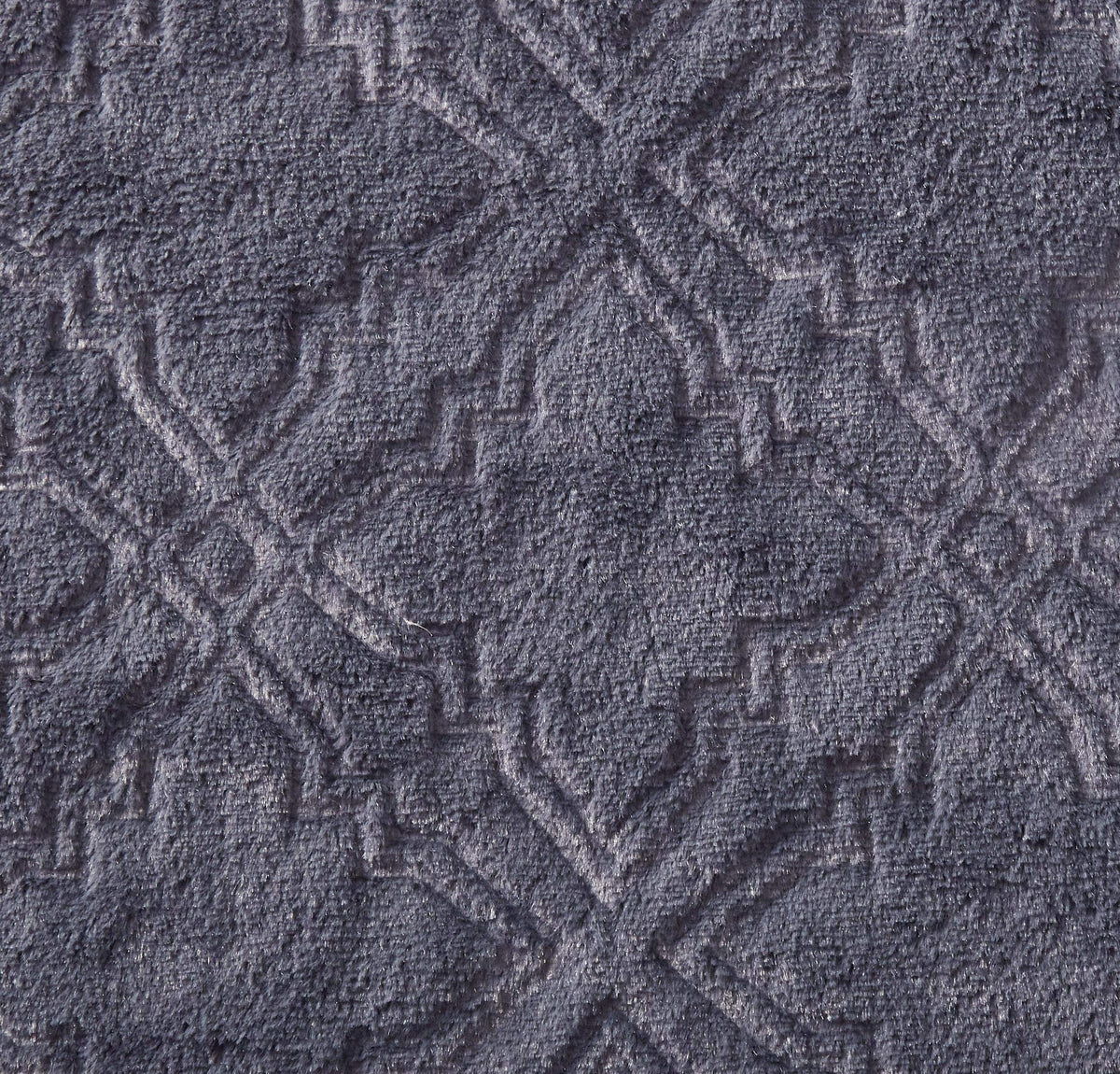 Tache Faux Fur Throw Blanket Dark Slate Navy Blue Diamond Trellis Pattern Super Soft Warm Fluffy Fuzzy Small Decorative Couch Lap White Sherpa Back Throw Blanket, 50x60