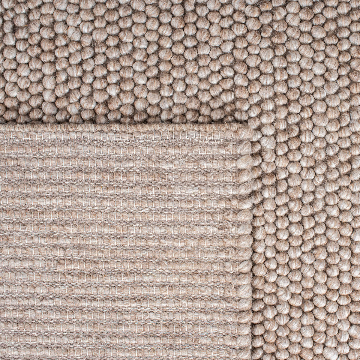 SAFAVIEH Area Rug 6x9 - Natura Collection - Brown, Handmade Wool Blend, Textured Design, Ideal for Living Room, Bedroom, Dining Space (NAT620T)