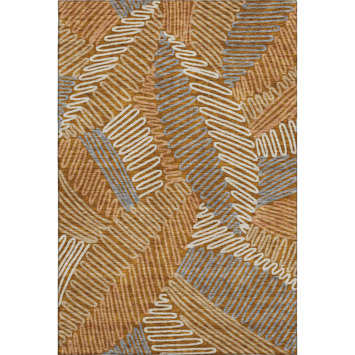 Addison Rugs Mayfield AMF904 Paprika 9' x 12' Indoor Premium Machine Washable Runner Rug, Silky Soft, Easy Clean, Non Shedding, Bedroom, Living Room, Dining Room, Kitchen, Patio Rug