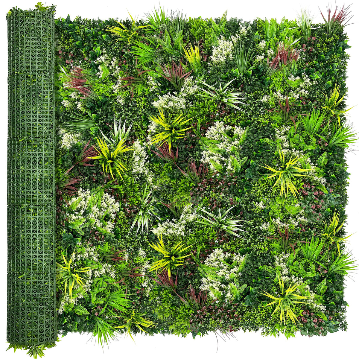 ODTORY Artificial Plant Wall Panels: 6FT×12FT UV-Anti Faux Grass Wall Backdrop Boxwood Ivy Fence Privacy Screen Fake Greenery Leaf Hedge for Outdoor,Indoor,Garden,Backyard and Home Decor
